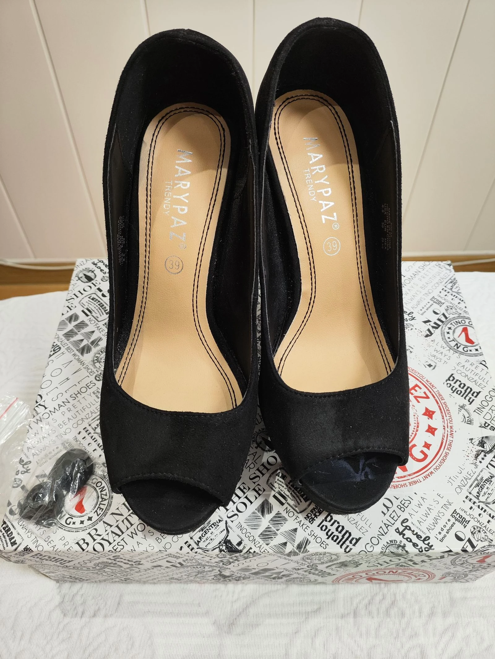 Marypaz black platform heels size 39 – photo 4